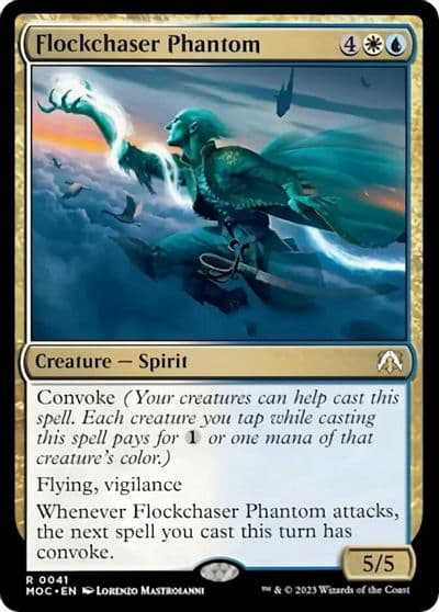 Flockchaser Phantom Commander: March of the Machine Magic card