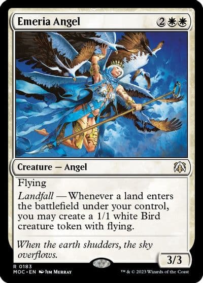 Emeria Angel Commander: March of the Machine Magic card