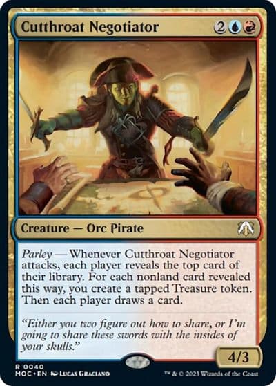 Cutthroat Negotiator Commander: March of the Machine Magic card