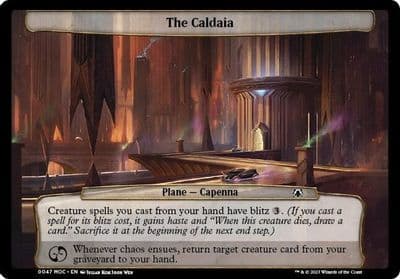 The Caldaia Planechase: March of the Machine Magic card