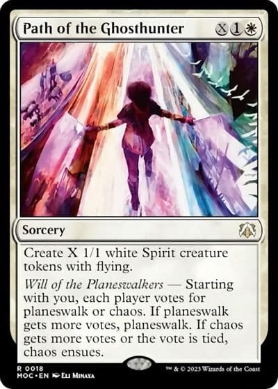 Path of the Ghosthunter Commander: March of the Machine Magic card