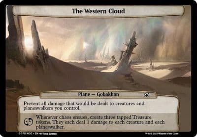 The Western Cloud Planechase: March of the Machine Magic card