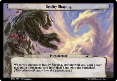 Reality Shaping Planechase: March of the Machine Magic card