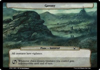Gavony Planechase: March of the Machine Magic card