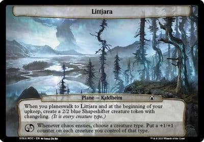 Littjara Planechase: March of the Machine Magic card