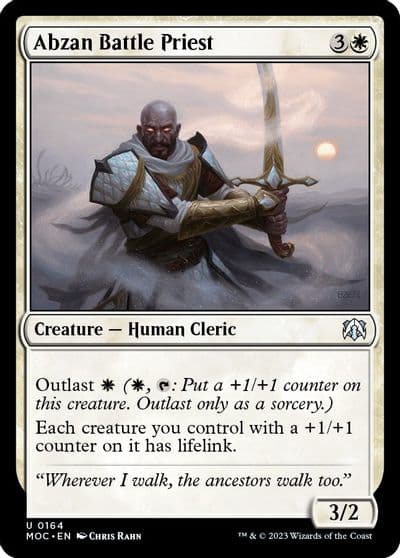 Abzan Battle Priest Commander: March of the Machine Magic card