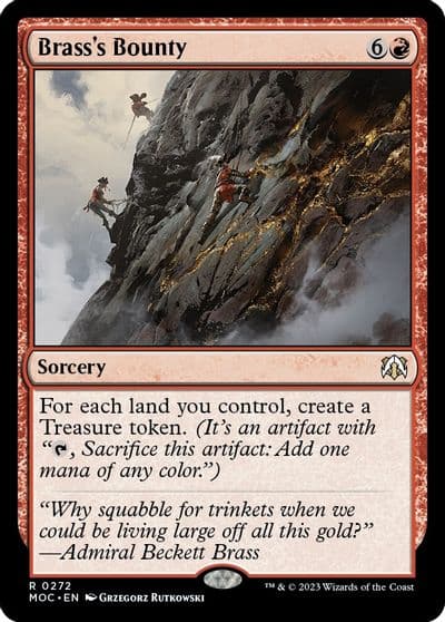 Brasss Bounty Commander: March of the Machine Magic card