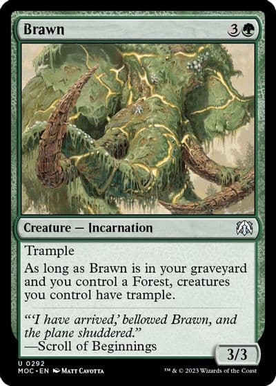 Brawn Commander: March of the Machine Magic card