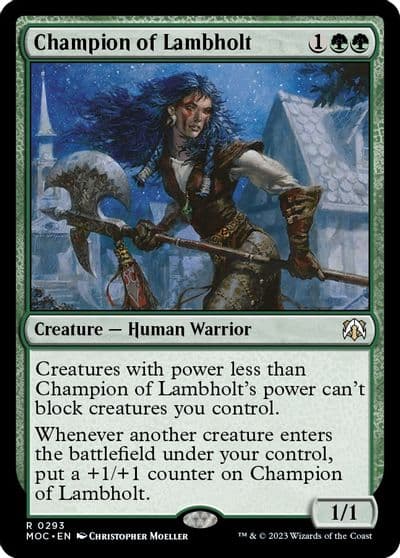 Champion of Lambholt Commander: March of the Machine Magic card