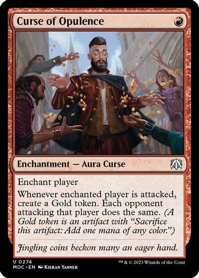 Curse of Opulence Commander: March of the Machine Magic card