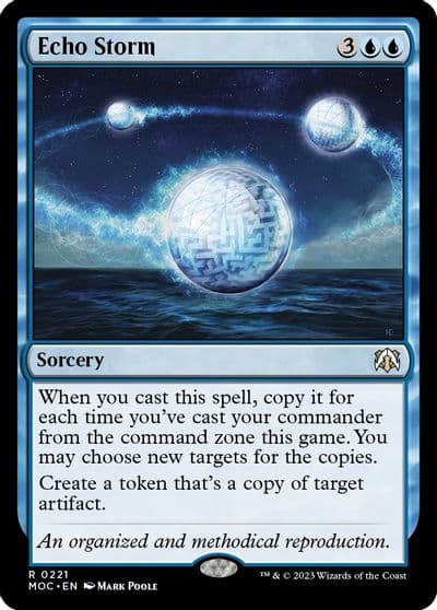 Echo Storm Commander: March of the Machine Magic card