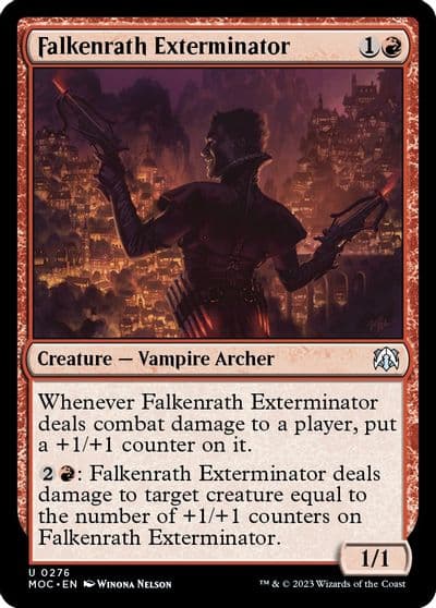 Falkenrath Exterminator Commander: March of the Machine Magic card
