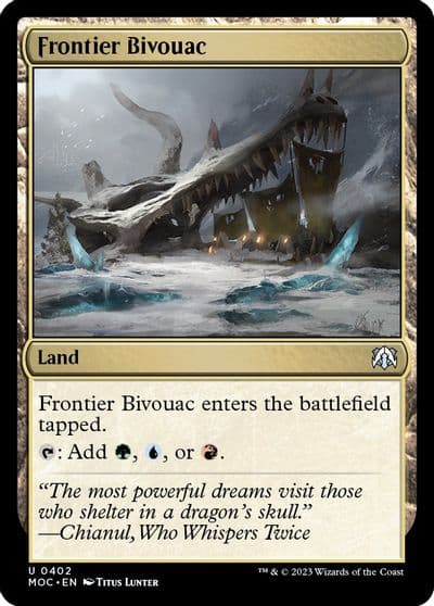 Frontier Bivouac Commander: March of the Machine Magic card