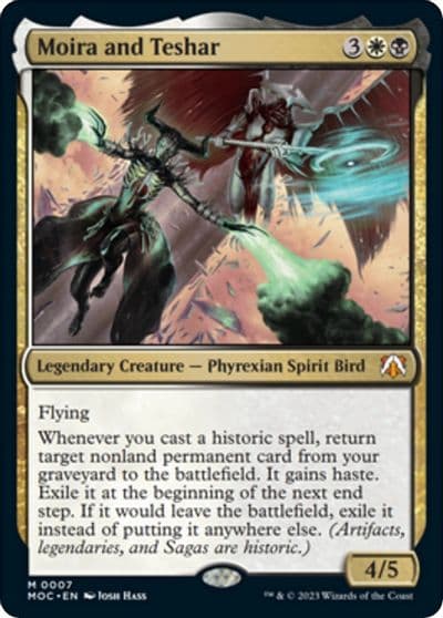 Moira and Teshar Commander: March of the Machine Magic card