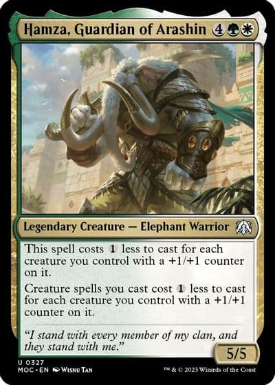 Hamza Guardian of Arashin Commander: March of the Machine Magic card