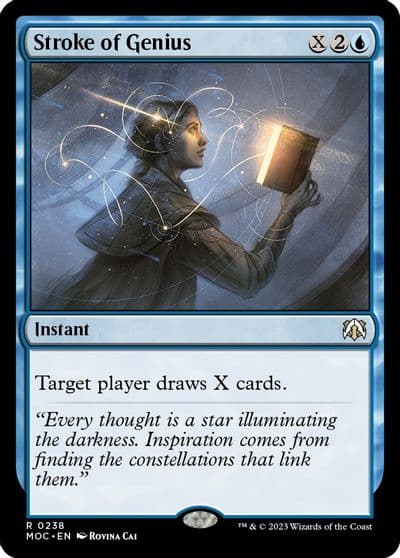 Stroke of Genius Commander: March of the Machine Magic card