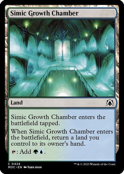 Simic Growth Chamber Commander: March of the Machine Magic card
