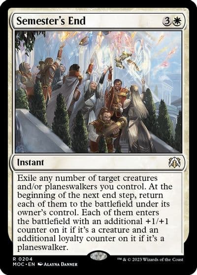 Semesters End Commander: March of the Machine Magic card
