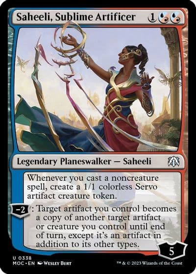 Saheeli Sublime Artificer Commander: March of the Machine Magic card
