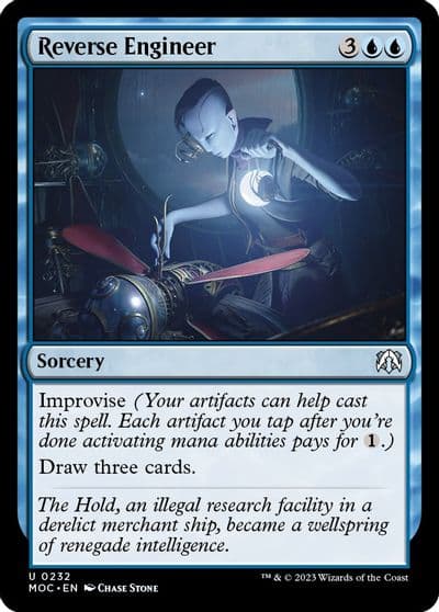 Reverse Engineer Commander: March of the Machine Magic card