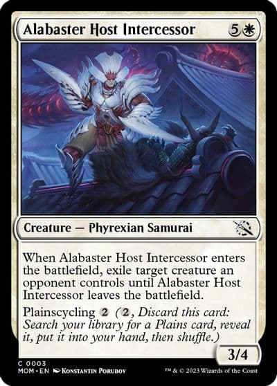 Alabaster Host Intercessor March of the Machine Magic card