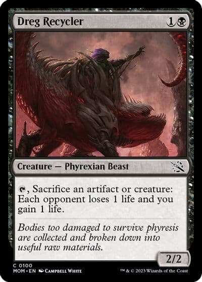 Dreg Recycler March of the Machine Magic card