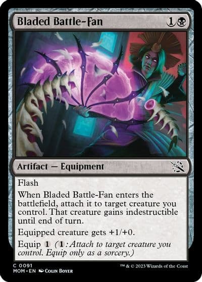 Bladed Battle Fan March of the Machine Magic card