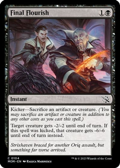Final Flourish March of the Machine Magic card