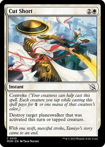 Cut Short March of the Machine Magic card