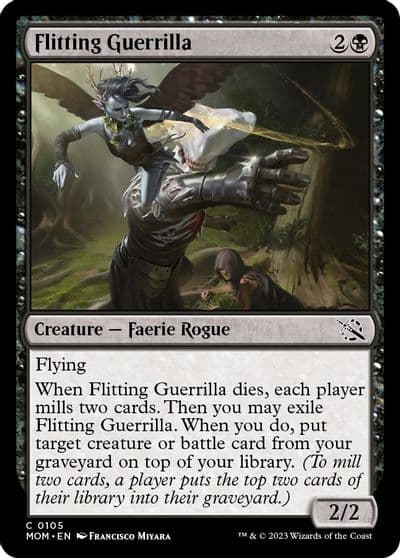 Flitting Guerrilla March of the Machine Magic card