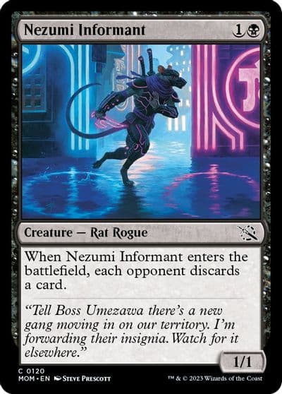 Nezumi Informant March of the Machine Magic card