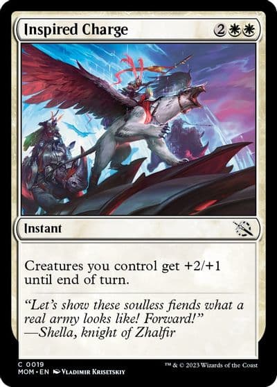 Inspired Charge March of the Machine Magic card