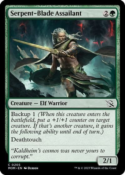 Serpent Blade Assailant March of the Machine Magic card
