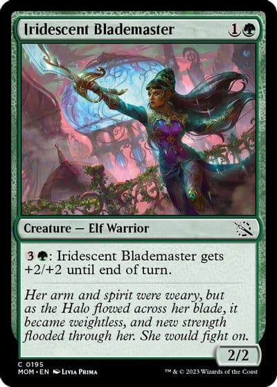 Iridescent Blademaster March of the Machine Magic card