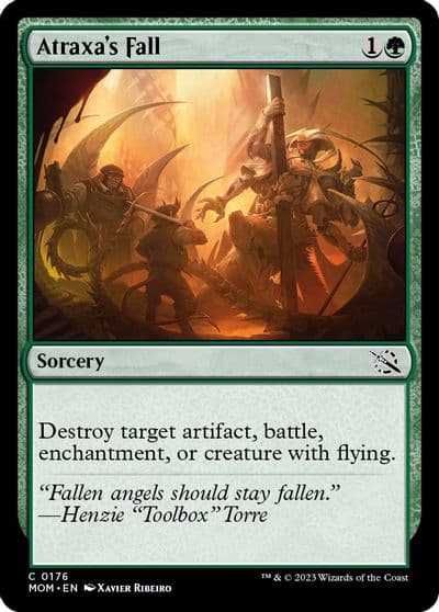Atraxas Fall March of the Machine Magic card