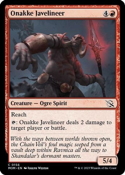 Onakke Javelineer March of the Machine Magic card