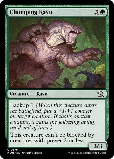 Chomping Kavu March of the Machine Magic card