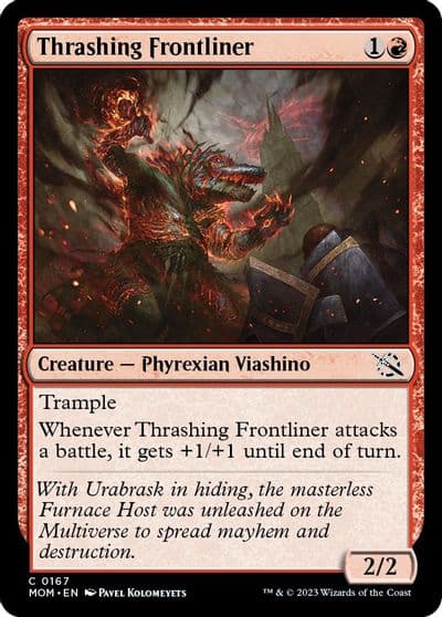 Thrashing Frontliner March of the Machine Magic card