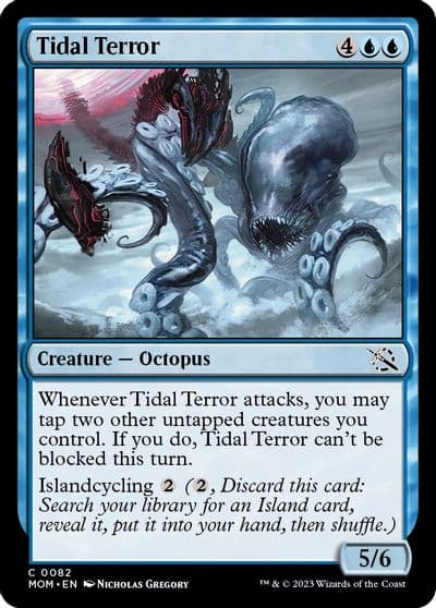 Tidal Terror March of the Machine Magic card
