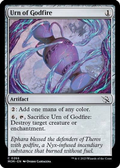 Urn of Godfire March of the Machine Magic card