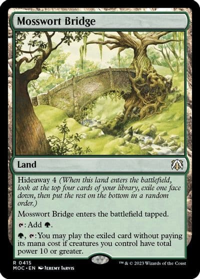 Mosswort Bridge Commander: March of the Machine Magic card