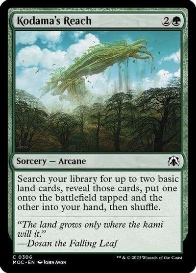 Kodamas Reach Commander: March of the Machine Magic card