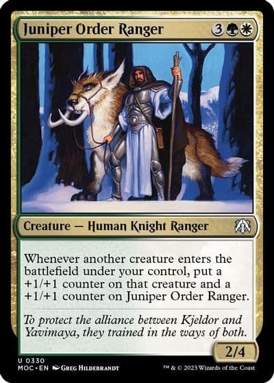 Juniper Order Ranger Commander: March of the Machine Magic card
