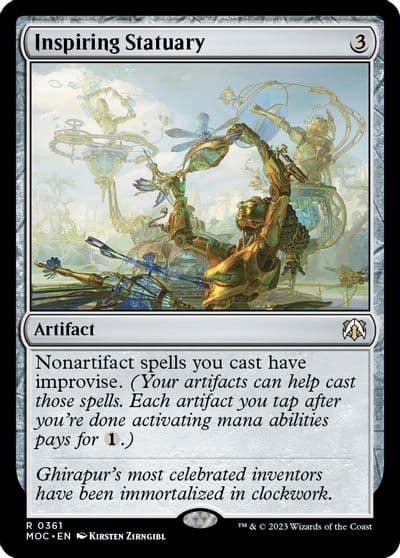 Inspiring Statuary Commander: March of the Machine Magic card