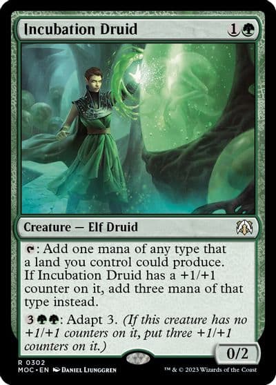Incubation Druid Commander: March of the Machine Magic card