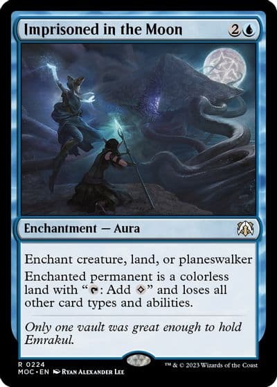 Imprisoned in the Moon Commander: March of the Machine Magic card