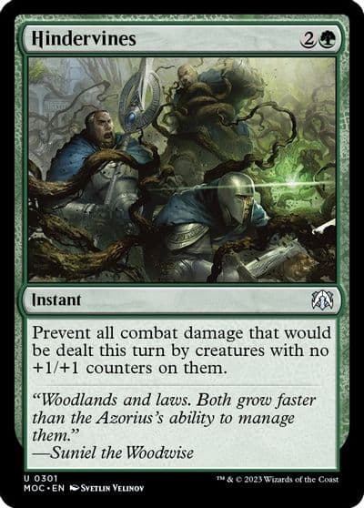 Hindervines Commander: March of the Machine Magic card