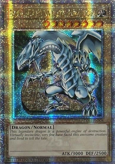 Blue Eyes White Dragon Quarter Century Secret Rare Legendary Collection: 25th Anniversary Edition Yu-Gi-Oh! card