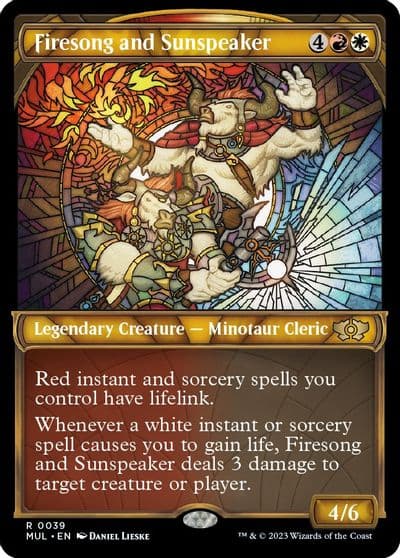 Firesong and Sunspeaker March of the Machine: Multiverse Legends Magic card