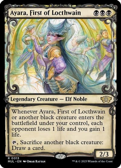 Ayara First of Locthwain March of the Machine: Multiverse Legends Magic card